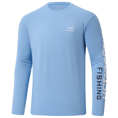 BASSDASH Men’S UPF 50+ Sun Protection Long Sleeve Shirts Quick Dry Performance SPF UV Shirt for Outdoors Fishing Hiking FS31M